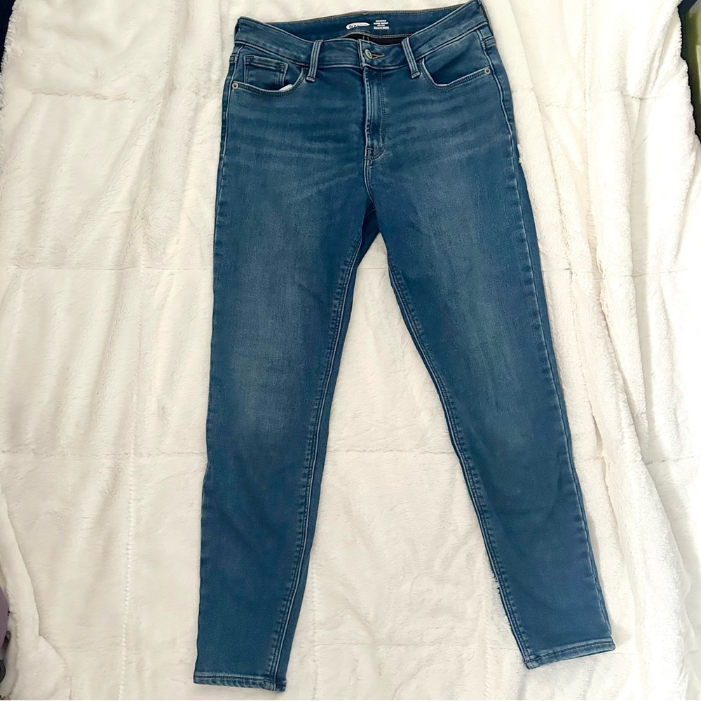 6 PETITE | Old Navy Rockstar Fleece Lined Jeans